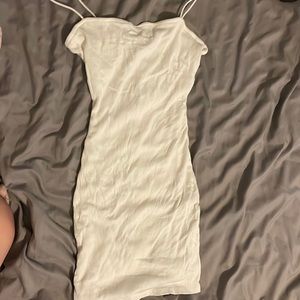 Cream mini dress